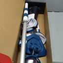 Pool Vacuum for Above Ground Pool with a Telescopic Pole, Running time up to 1H, Handheld Rechargeable Pool Cleaner with Powerful Suction up to 18.5 gallons/min, Ideal for Leaves & Debris, PC10