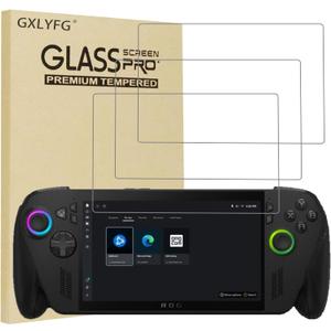 3 Pack Tempered Glass Screen Protectors Compatible with ROG Xbox Ally X/ROG Xbox Ally 2025 /ROG Ally X 2024 /ROG Ally 2023 Handheld, 7 inch Full Coverage,Anti Scratch, Bubble Free, 9H Hardness