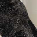 LOCHAS Ultra Soft Indoor Modern Area Rugs Fluffy Living Room Carpets for Children Bedroom Home Decor Nursery Rug 2x4 Feet, Black