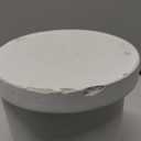 MyGift Set of 2 Mini 4-Inch Gray Cement Succulent Planters  Modern Unglazed Concrete Plant Pots with Removable Saucers