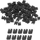 100pcs California JOS 2.54mm Black Jumper Caps Standard Circuit Board Jumper Cap Shunts Short Circuit Connection Pin Blocks