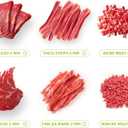 ONCE FOR ALL Fresh Meat Slicer Cleaver Kitchen Knife Set For Meat Slicing Shredding, Manual Jerky Cutter Food Slicer For Beef Pork Mutton For Home Cooking BBQ Hot Pot (Gray)