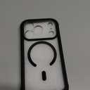 Miracase Magnetic for iPhone 17 Pro Case 6.3" [Compatible with MagSafe] Full-Body Phone Case with Built-in Glass Screen Protector & Camera Control,Drop Proof iPhone 17 Pro Cover, Black