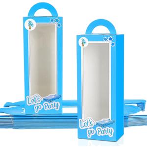3 x EGEN 20PCS Party Favor Boxes - Goodie Bags & Treat Boxes for Birthday Parties, Bridal Showers & More (Blue 20 Pack)