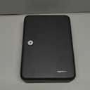 Amazon Basics Locking Steel Security Cabinet Key Lock Box with 48 Key Hooks, Key Storage, 2.8"D x 7"W x 9.8"H, Black