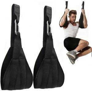 Hanging Ab Straps for Pull Up Bar-Abdominal Sling Straps for Arm Core Pull up Workout Training Support,Knee & Leg Raises Home Gym Fitness