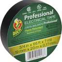 Duck Brand 393119 Professional Electrical Tape, 0.75-Inch by 66-Feet, Single Roll, Black