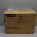 Consciot Ceiling Fans With Lights, 30 Inch Ceiling Fan Remote Control, Modern Ceiling Fan, Flush Mount, for Bedroom, Dimmable, Small Ceiling Fans, Noiseless (White)