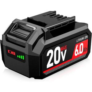 Upgraded20V 6.0Ah Lithium-Ion Battery, Replacement for SKIL PWRCore 20 Battery BY519601 BY519603 BY519701 BY519702 BY519703, Compatible with SKIL PWRCore 20 volt Cordless Power Tools and Chargers