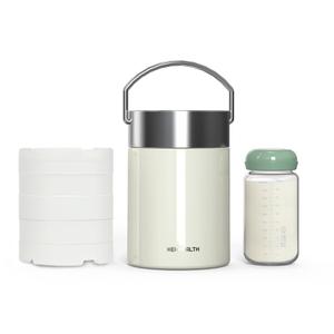 11oz Half-Day Cold-Chain Breastmilk Cooler, Double-Wall Vacuum Stainless Steel with 360 Cooling, Keeps Milk 50F for 14 Hours, Ultra-Portable Leak-Proof BPA-Free, Easy to Clean