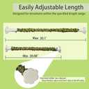 Snake Climbing Stick for Ball Python, Lizard, Tarantula, Hermit Crab, Leopard Gecko & Tree Frog, 20.08-31.5" Extendable Reptile Tank Accessory for Enclosure Enrichment & Habitat Decor