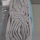 TillYou Microfiber Reversible Crib Cover for Long Rail Gray White 51"x 7" Inches