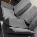 HIGOGOGO 10PCS Orthopedic Bed Wedge Pillow Set  Adjustable Soft Foam Body Positioners for After Surgery Recovery, Back & Leg Pain Relief, Sitting Up in Bed, Acid Reflux & GERD, Dark Grey