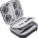 Carrying Case for DJI Neo, Portable Shoulder Bag Travel Neo Case with Elastic Strap to Fix DJI Neo Drone, Suit for Travel and Home Storage Drone and Its Accessories Black