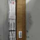 LazBlinds Cordless 1" Vinyl Mini Blinds, 38" W x 48" H, White