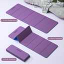 HAHE 7-Fold Design Extra Thick Yoga Mat 72"L x 24"W x 0.47", TPE