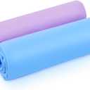 HEALLILY 2 Pcs Extra Large PVA Absorbent Towels for Car Drying, 26" X 17" Microfiber Cleaning Cloths, Soft and Durable Rags for Cars, Travel, and Home Use