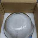 Glass Sourdough Mixing Bowls with Lids, 2-Pack Large Capacity Clear Bowls, 4.76 Quart for Bread Making, Perfect for Mixing, Proofing, Storing Dough