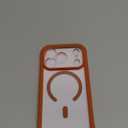 Miracase Magnetic for iPhone 17 Pro Case 6.3" [Compatible with MagSafe] Full-Body Phone Case with Built-in Glass Screen Protector & Camera Control,Drop Proof iPhone 17 Pro Cover, Orange