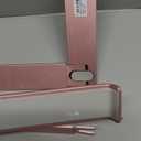 Aoviho Adjustable Tablet Stand for iPad - 360° Rotating Aluminum Desk Holder, Foldable Stable Stand for iPad Pro 12.9/11, Samsung Galaxy Tab, Home Office & Travel, Pink