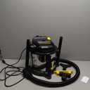 STANLEY 4 Gallon Wet Dry Vacuum, 4 Peak HP Stainless Steel 3 in 1 Shop Vacuum Blower with Powerful Suction, Vacuum for Job Site, Garage, Basement, Workshop, Top Handle, Portable Wet Dry Vac SL18301-4B