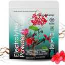 PowderVitamin Electrolytes Powder Plus (20 Servings) Black Tea Ginseng Electrolyte Powder Keto, Sugar Free, Pink Himalayan Salt,1000mg Potassium,120mg Calcium,120mg Magnesium, Hydration Powder