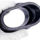 3 Inch (76mm) ID Hump Silicone Coupler Straight Reinforced Hose，4-ply Turbo/Intercooler/Intake Piping