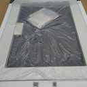 ROLOVE 32x 22 Inch Large Lighted Vanity Mirror with Dimmable 3 Modes, LED Makeup Mirror for Bathroom  Dressing Room, Tabletop or Wall-Mounted, White