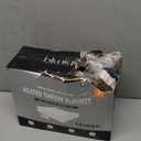 Heated Blanket Throw Blanket - Fast Heating Electric Blanket, Soft Flannel Heated Throw with 10 Time Settings,10 Heating Settings, Warm Gifts for Women & Mom & Grandma(50"x60"Cow Print White) (01 - Black Ombre-white)