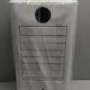 Evaporative Air Swamp Cooler, 22-inch Oscillating Fans that Blow Cold Air, Portable Air Conditioner with Ice Packs, Remote, AC Unit for Indoor, White