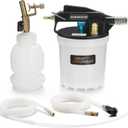 FOUR UNCLES 2L Brake Bleeder Vacuum Pump Kit - Pneumatic Brake Fluid Extractor with 1L Refilling Bottle for Automotive Bleeding, One-Person Operation