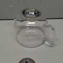 HIWARE 1500ml Glass Teapot with Removable Infuser, Stovetop Safe Tea Kettle, Blooming and Loose Leaf Tea Maker Set