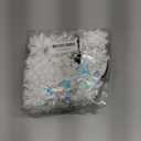 DYSHIPEN 16 Pcs Gift Bows, Bows for Gift Wrapping and Presents, 2 Crimped Curling Ribbons,2 Curly Bows, Christmas Bows, for Parties, Birthdays, Weddings. (White, 4.5in+3.5in)