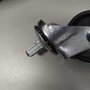 JIUYOTREE Metal Clothing Rack with Wheels, 43.3 Inches Rolling Clothes Garment Coat Rack with Bottom Shelf, Clothing Rack for Hanging Clothes, Coats, Skirts, Shirts, Sweaters, Black