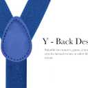 7 x trilece Child Kids Boys Girls Toddlers Infant Baby Suspenders Adjustable Y Back Suspenders (Blue)