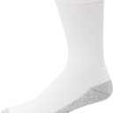 Hanes Men's Crew Socks, 14 Pairs, Double Tough Ankle Socks for Men, Moisture-Wicking, Shoe Sizes 12-14