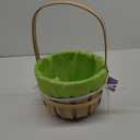 Signature SELECT 9 Inch Natural Burlap Basket 1 Count - Green