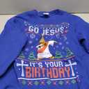 Go Jesus, It's Your Birthday Ugly Christmas Sweater Funny Sweatshirt, Size M