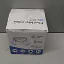 Purroch Advanced Memory Foam Neck Travel Pillow, Neck Pillow Airplane with Eye Mask & Ear Plugs, Designed for The Comfort of Travel & Office, Travel Pillow for Plane, Car, Home, Work， Grey