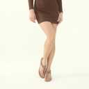 UBFEN Womens Bohemian Flat Sandals With Back Strap Summer Beach Comfortable Bling (6)