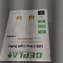 GEPLAD 2Pack Mogul Base 3 Way LED Light Bulb, 10/20/30W, 100/200/300 Watt Equivalent, Soft White 3000K, for Antique Floor Lamp