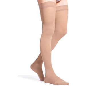 Sigvaris Essential 862 Opaque Men's 20-30 Closed Toe Compression Thigh Highs w/Grip Top Crispa SS Short