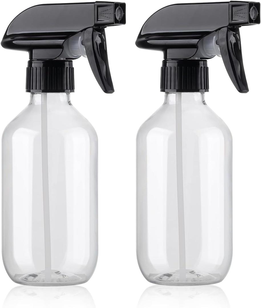 Teyssor Spray Bottles Water Spray Bottle 2 Packs- BPA Free -10 oz/300 ml Plastic Refillable Containers Fine Mist Small Spray Bottle with Adjustable Nozzle for Hair, Cooking, Cleaning Teyssor Spray Bottles Water Spray Bottle 2 Packs- BPA Free -10 oz/300 ml Plastic Refillable Containers Fine Mist Small Spray Bottle with Adjustable Nozzle for Hair, Cooking, Cleaning