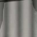 N&Y HOME Waffle Weave Shower Curtain with Snap-in Fabric Liner Set, 12 White Hooks Included - Hotel Style, Waterproof & Washable, Heavyweight Fabric & Mesh Top Window - 71x72, White