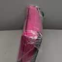 Stadium Seat for Bleachers with Back Support, Portable Bleacher Seat with Wide Comfy Padded Cushion, Metal Hook, Folding Stadium Chair with Shoulder Strap, Carry Handle, Cup Holder (Hot Pink)