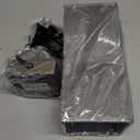 aooshine Grey Table Lamp - Bedside Lamp for Bedroom, Minimalist Nightstand Lamp with Square Fabric Shade, Desk Lamp for Kids Room Dorm (12.8in)