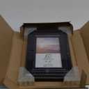 FrameWorks - 2-Pack - 4 x 6 Black Wooden Picture Frames with Luxury Wide Molded Edges and Tempered Glass
