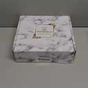 Modern Gold Design Shampoo and Conditioner Dispenser, Large 27oz Shower Soap Dispenser, Set of 3 Refillable Empty Plastic Pump Bottles for Bathroom (6 Waterproof Labels Included), (Clear & Black)