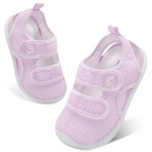 JIASUQI Toddler shoes for girls pool sandals toddler girls sandals summer shoes Purple Size 8-8.5
