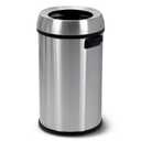 Simpli-Magic 65 Liter Open Top Trash Can, Commercial Grade, Stainless Steel